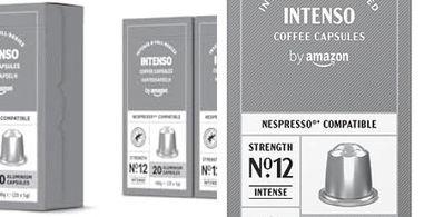Cápsulas de café Intenso Nespresso: 100 unidades (2 paquetes de 5 x 20)
