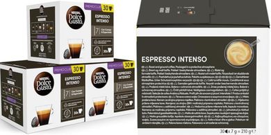 Dolce Gusto Espresso Intenso: 90 cápsulas (pack triple)
