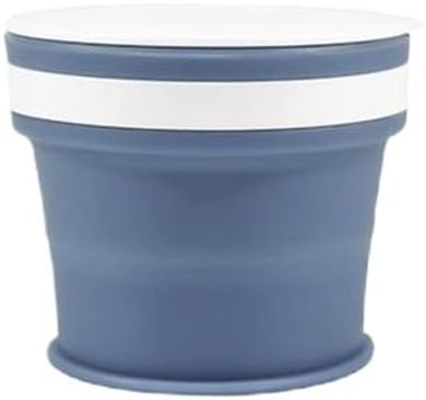 Taza de café plegable de silicona para viajes y camping (270 ml)