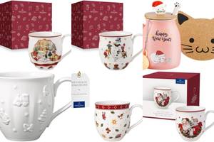 ¡Cafés Navideños! 5 Tazas con Diseños Festivos