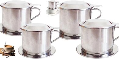 Cafetera Vietnamita Comebachome: 2 filtros acero inoxidable