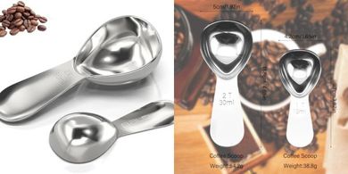 Cucharas medidoras de café: 2 piezas (30ml + 50ml)