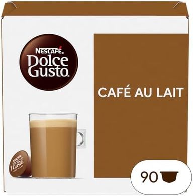 Café con Leche Dolce Gusto: Intensidad 7 (90 cápsulas)

