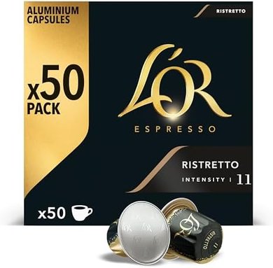 Cápsulas Espresso Ristretto Intensidad 11 (50 Nespresso)