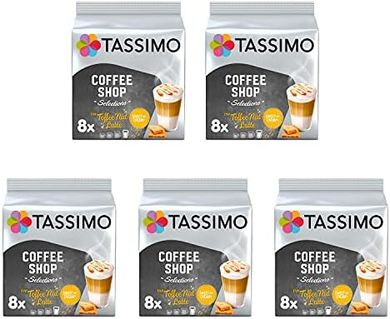 Tassimo Latte Toffee-Nut: 5 paquetes (40 cápsulas)