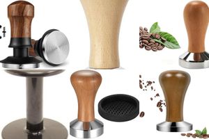 Tamper de café de madera