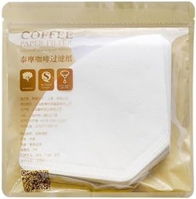Filtros de café WPSAGEK: 50 filtros pequeños de pulpa de madera.
