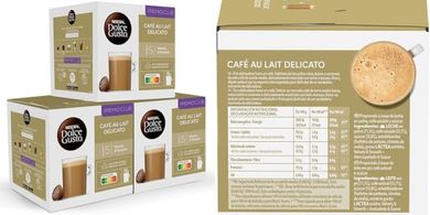 Dolce Gusto Café con Leche: Suave caramelo (48 cápsulas)
