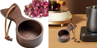 Cuchara medidora de café ergonómica para cocina