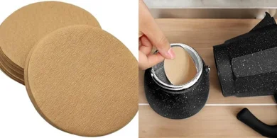 Filtros de café redondos desechables (100 unidades) para cafeterías