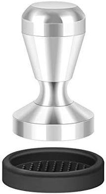 Tamper de café PHILORN 51 mm: acero inoxidable, base silicona.