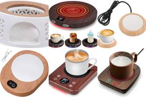 5 Calentadores de Tazas con Base de Madera: ¡Los Mejores!