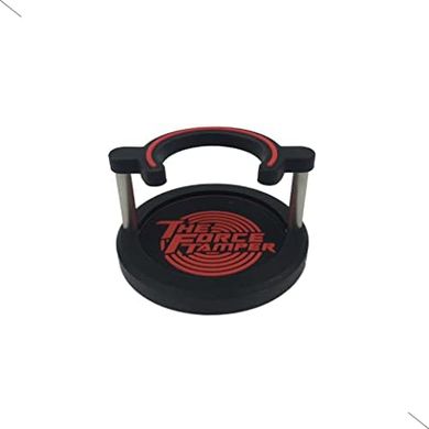 Tamper profesional Force: soporte antideslizante de acero inoxidable y silicona.