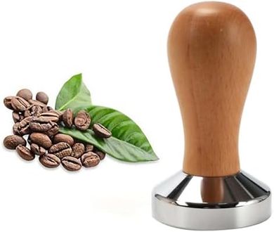 Prensa Francesa Espresso 53mm: Madera, para café molido.
