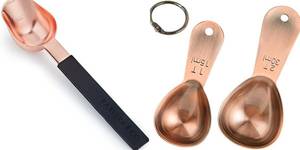 Cucharas Medidoras de Café con Recubrimiento de Cobre: ¡El Kit Perfecto!