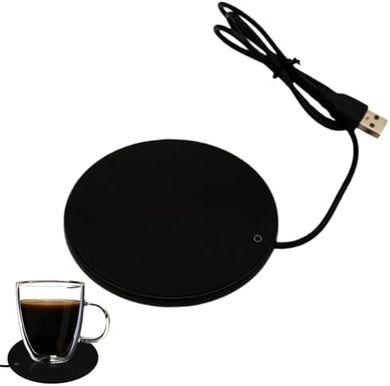 Calentador de tazas USB con LED: ideal hogar y oficina