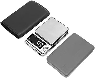 Báscula digital de cocina: precisa, recargable, acero inoxidable.