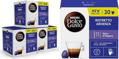 Dolce Gusto Ardenza Espresso Intenso: 90 cápsulas (pack x3)
