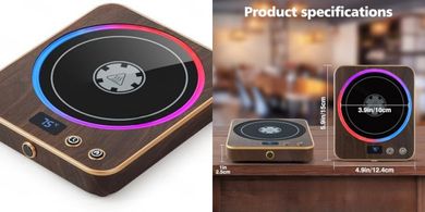 Calentador de tazas inteligente con apagado automático: regalo ideal.