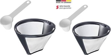 Set de café Westmark: filtro permanente y cuchara dosificadora (6g)
