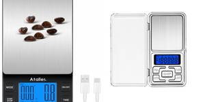 Báscula de café con pantalla LCD: Precisión y Estilo en 4 Modelos