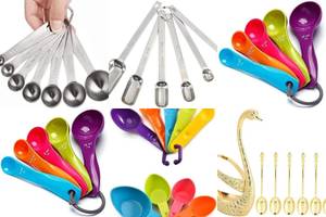 5 Cucharas Medidoras de Café: Colores Metálicos ¡Elegancia y Precisión!
