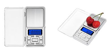 Báscula digital de bolsillo: alta precisión, 0.01g-200g, LCD.