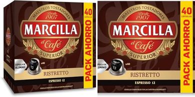 Cápsulas Marcilla Ristretto Nespresso (40)

