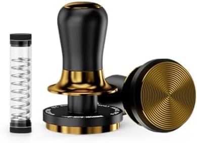 Cafetera Espresso MHW Flowlight Negra y Dorada (58mm)
